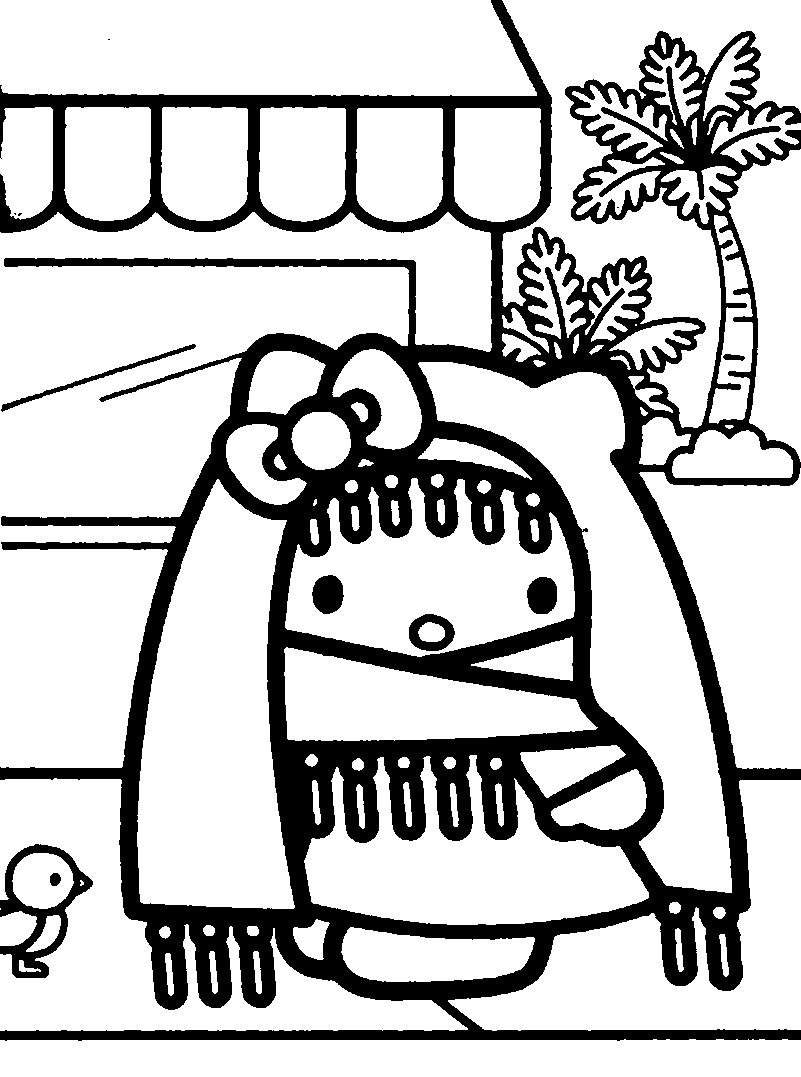 Hello Kitty kolorowanki